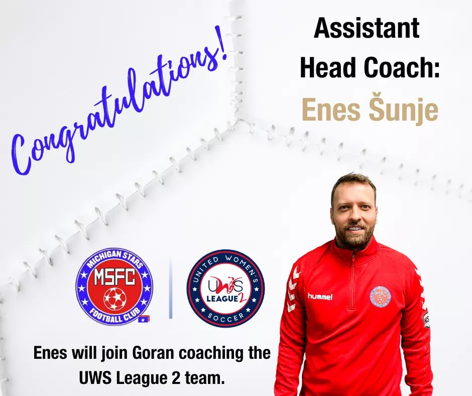 It is with great excitement that we welcome Enes Šunje to the staff! michiganstarsfcsemipro.com