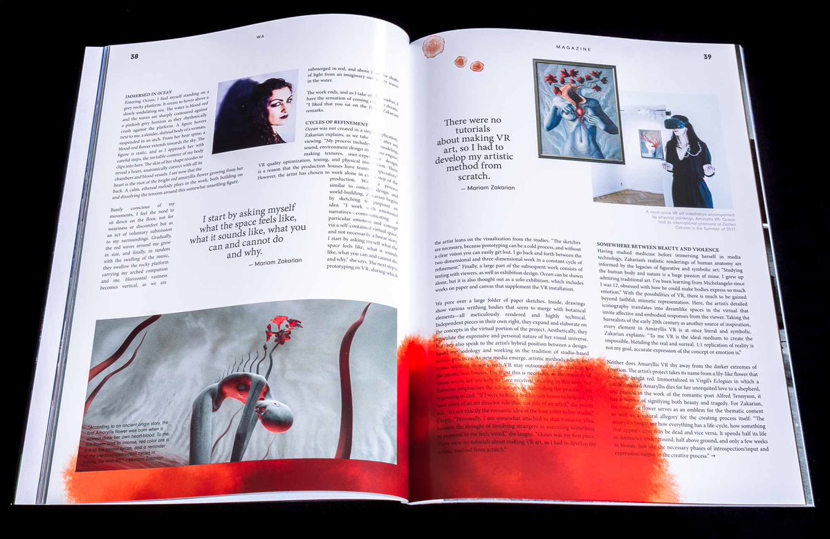 ComradeHayouhi's tweet photo. “My philosophy is to allow people to take their bodies into this foreign space at their own pace."

- from an interview about @amaryllisVR 
in WeAnimate Magazine
for VOID International Animation Film Festival.

Full article: https://t.co/0qJ1jqnoOB

#VRart #contemporaryart https://t.co/vw8xhRRX4D
