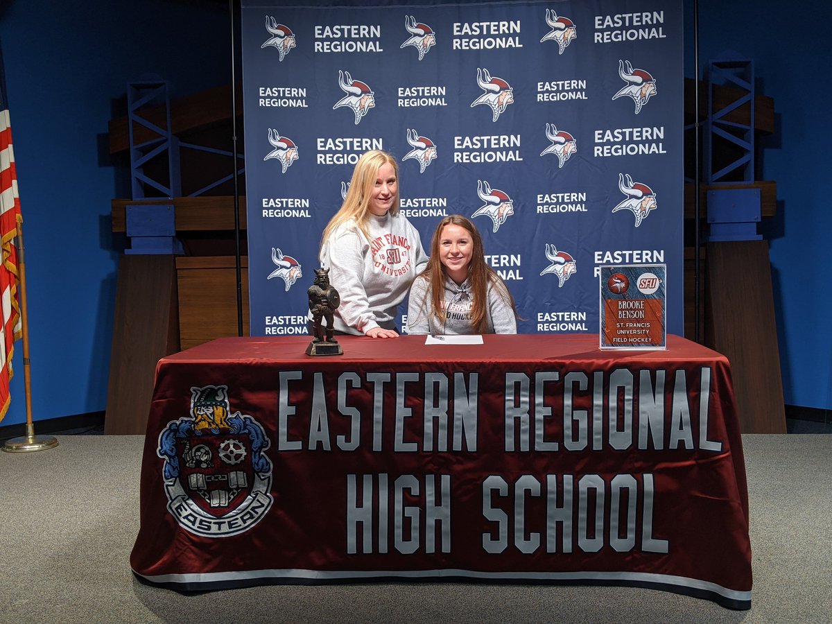 easternviking's tweet photo. 🏑🔵Eastern Regional HS🔵🏑
🔴National Signing Day 2021🔴

Brooke Benson
St. Francis University -- Field Hockey https://t.co/eSU3K0bfdh