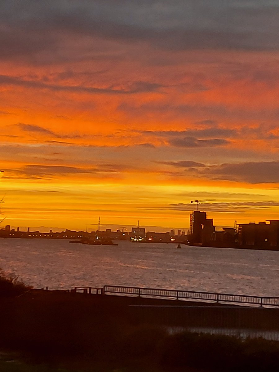 Beautiful sky this evening - with little hints that the days are getting lighter and brighter, hopefully in more ways than one!