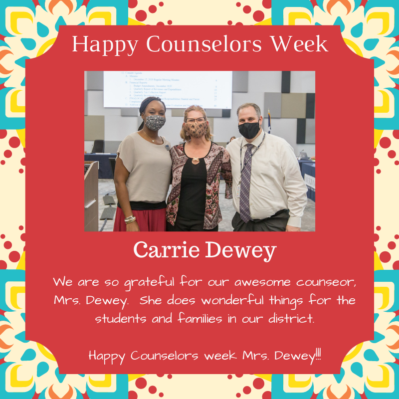 K_Luthi's tweet photo. Happy Counselor's week to DAEP's fantastic counselor, Carrie Dewey...We are so lucky to have her!!! @DAEP_MLC  #mymisd https://t.co/3vh96n1saQ