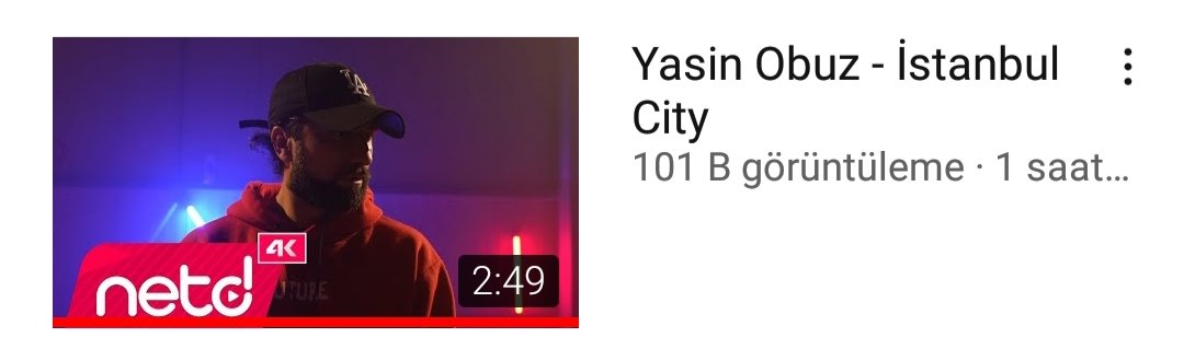 ŞARKIMIZ... 1 SAATTE 101B GÖRÜNTÜLENME ALDII HAYDİ YORUMLARA BUMMM 💥💪🙏

 LİNK 👇

youtu.be/daugI-UhTEg

#YasinObuz