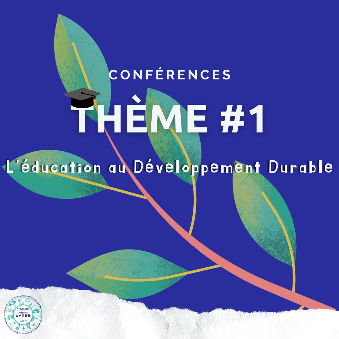 B3DTBS's tweet photo. La première de nos 3 thématiques des #ANEDD2021 : l’éducation au Développement Durable.🌿
Sa cible d'ici 2030 est que tous les élèves acquièrent les connaissances et compétences nécessaires pour promouvoir le développement durable. Comment ?
👀Réponse le 1er avril prochain !! 👀 https://t.co/mqTdjtXGUE