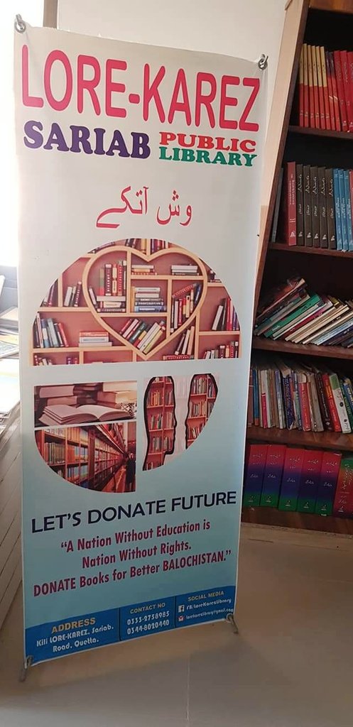 lkslibraryqta's tweet photo. The very existence of libraries affords the best evidence that we may yet have hope for the future of man
#LetsDonateFuture
#DonateBooks

@DcQuetta 
@BehramLehri
@ZahoorBuledi
@HumairaBaloch15 
@Balochistan__ 
@nimra_pirkani 
@Meena_Majeed 
@VofBalochistan 
@ https://t.co/PXs3EvMf2H