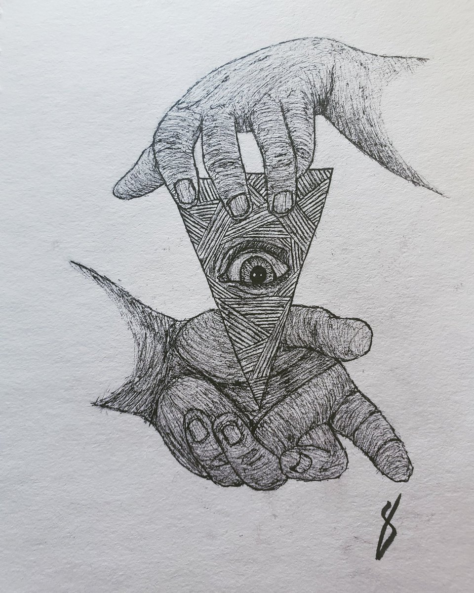 Staffman222's tweet photo. Illuminati 
#drawthisinyourstyle #drawings #art #ArtistOnTwitter #artist #cult #Illuminati #tattoo https://t.co/rRfJYsuSiR