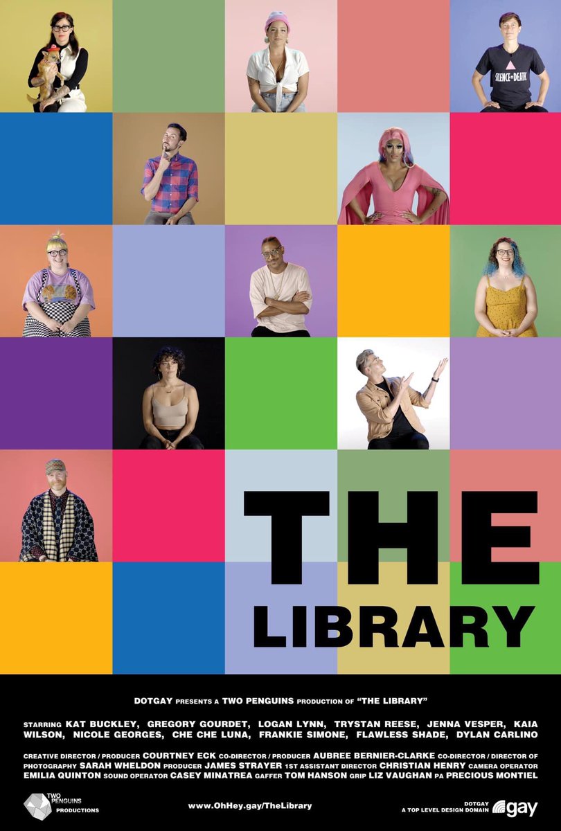 #LGBT is trending so now is the perfect time to watch our big gay show #TheLibrary! 

Streaming FREE at TheLibrary.gay 🏳️‍🌈 #LGBTQ