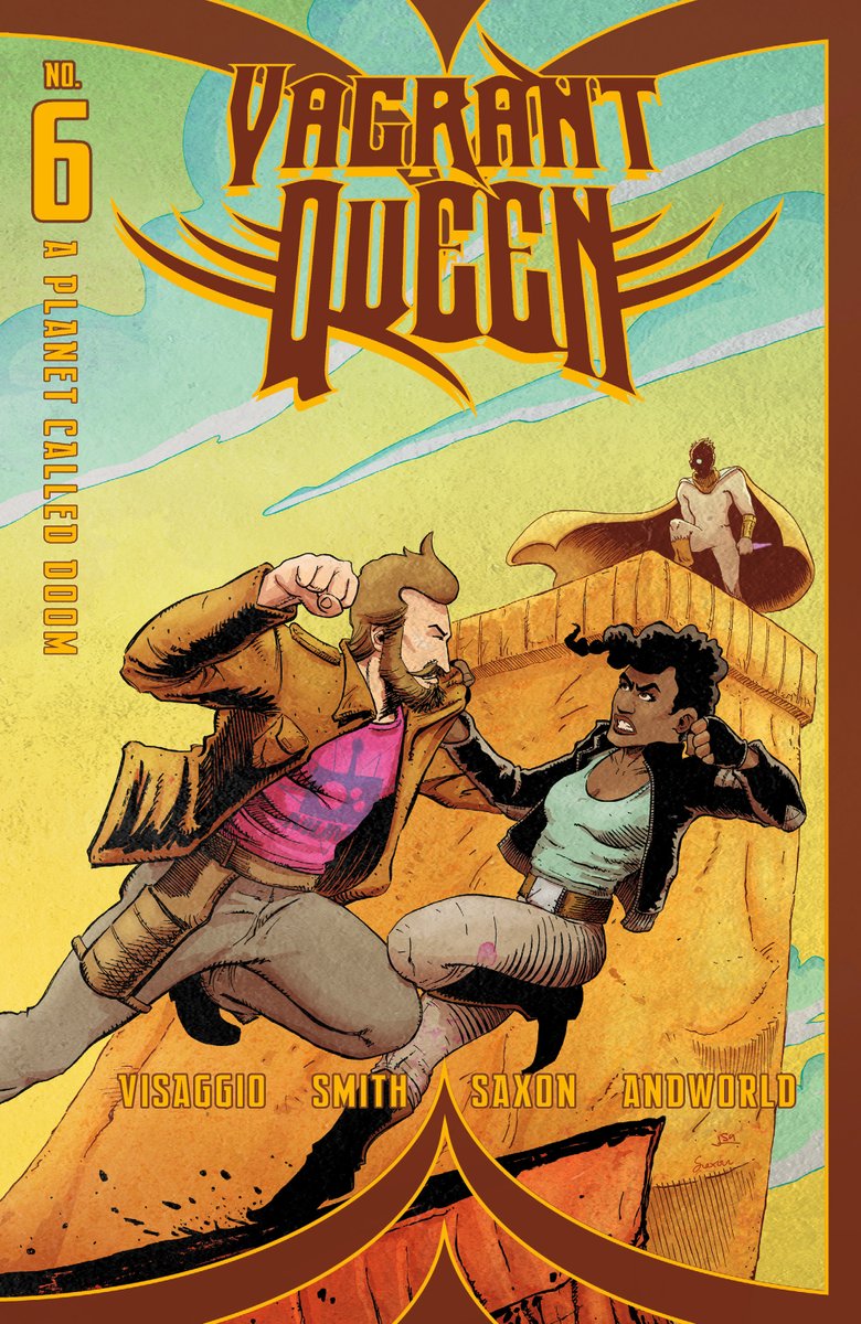 Out today! Here's the finale of #VagrantQueen A Planet Called Doom by me, <a href="/MagsVisaggs/">Jizz The Rapist Clown</a> &amp; <a href="/Eru_Rouraito/">Harry Saxon 🏳️‍⚧️ 🏳️‍🌈</a>. This one's a good one 👽🛸🔫