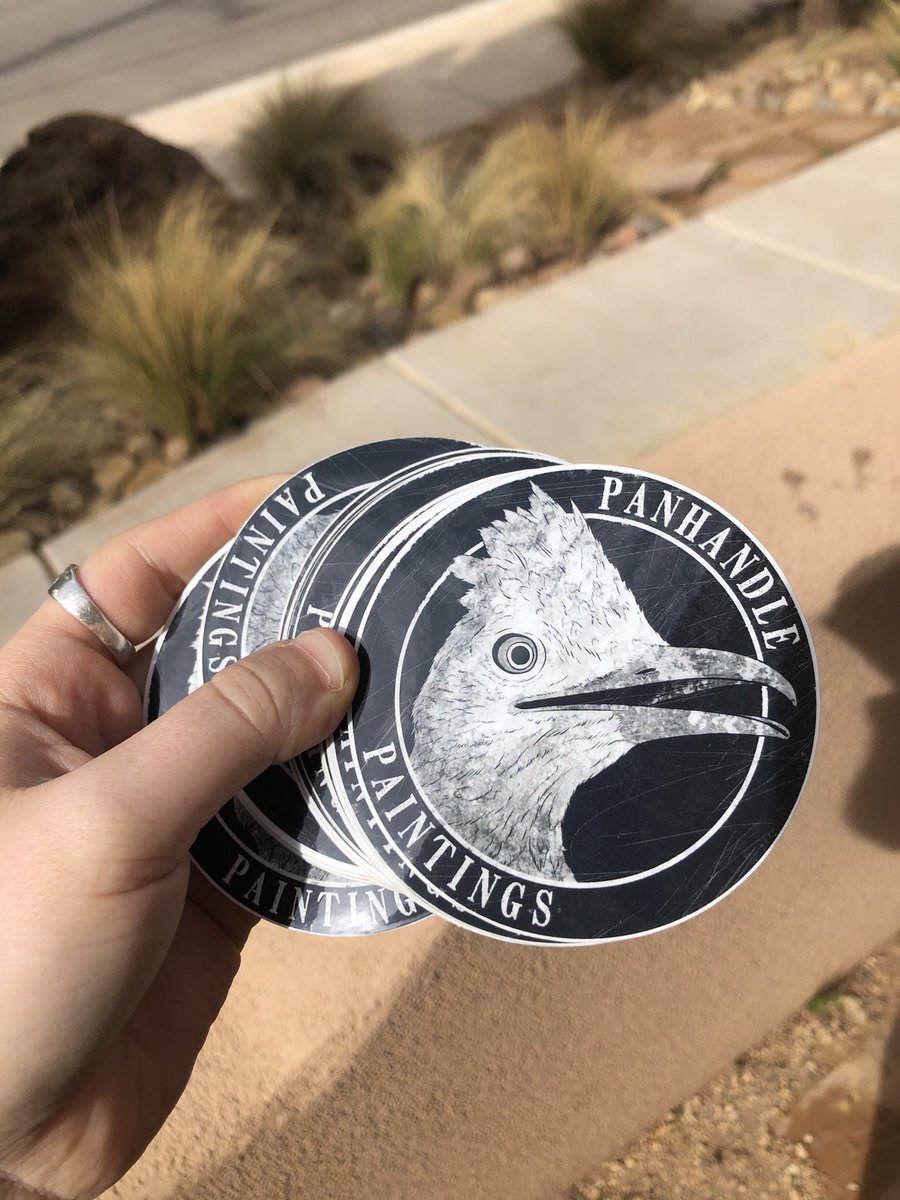 PanhandlePaints's tweet photo. new stickers!! 2”x2”. 1/$3 or 2/$5. 

venmo (lainna17) or cashapp ($LainnaS) me and include your address in the notes and i’ll send you stickers that you can stick anywhere. or stick nowhere. either way, you’re supporting a small biz and it’s much appreciated. https://t.co/uR2wRHI9OO