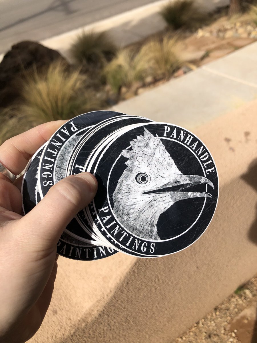 PanhandlePaints's tweet photo. new stickers!! 2”x2”. 1/$3 or 2/$5. 

venmo (lainna17) or cashapp ($LainnaS) me and include your address in the notes and i’ll send you stickers that you can stick anywhere. or stick nowhere. either way, you’re supporting a small biz and it’s much appreciated. https://t.co/uR2wRHI9OO
