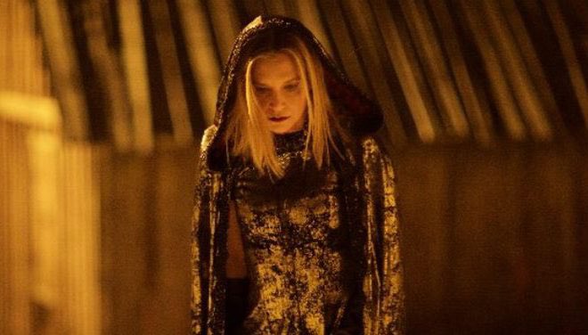 Constance Clootie/Stone Witch  @kondrackirayisaOoo this SALTY bitch... pure evil. Loves her kids though. THRIVES on revenge. But we feel awfully sorry for her in the end. #WynonnaEarp  #FiveForWynonna  @SYFY  @NBCUniversal  @nbcentpr