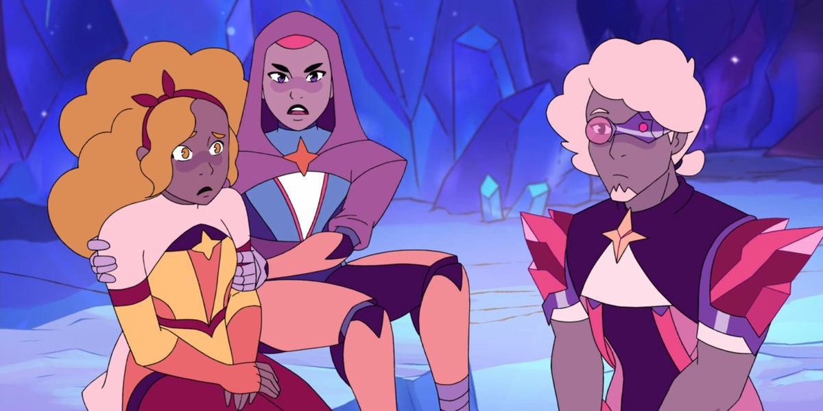 Okay, I messed up and forgot about the Star Siblings, who are black characters, BUT they literally only show up for one episode and are never heard from again. It's worth mentioning Jewelstar was later confirmed as a trans man & Tallstar is disabled.