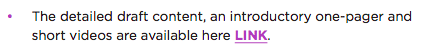 DrGraySharp's tweet photo. @EducationGovtNZ While we are encouraged "to promote the links to the
draft curriculum content", the draft content is not accessible via the pack. The "LINK" is not a hyperlink. It is difficult to find the draft content without support. Please edit the "LINK" so it reads: https://t.co/YfY2wZptRq https://t.co/CCyiutk8DY