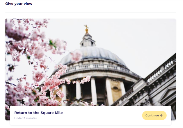 BroadStreetWard's tweet photo. Take Return to the Square Mile questionnaire - https://t.co/18dTSmIeD9 https://t.co/PnCGY4n7vt