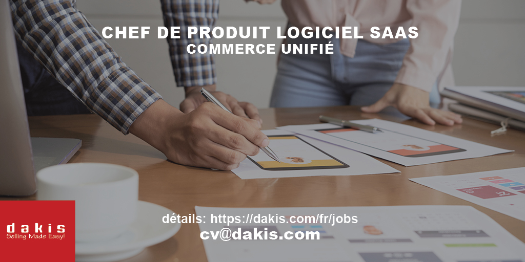 NOUS EMBAUCHONS! Chef de produit logiciel SaaS - Montréal
Entrez dans l’action et jouez un rôle de leadership pour planifier et développer la nouvelle solution de Commerce Unifié pour la vente au détail. Rejoignez une entreprise établie au cœur de Start-Up #jobsearch #Techjobs