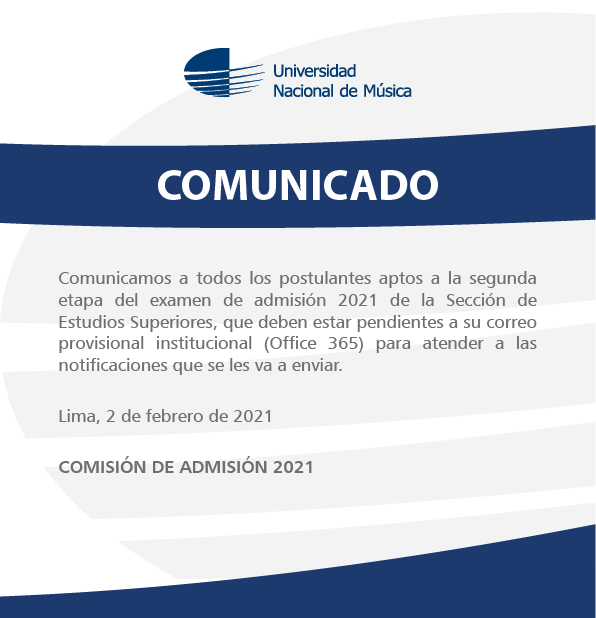 Universidad Nacional de Música de Perú tweet media