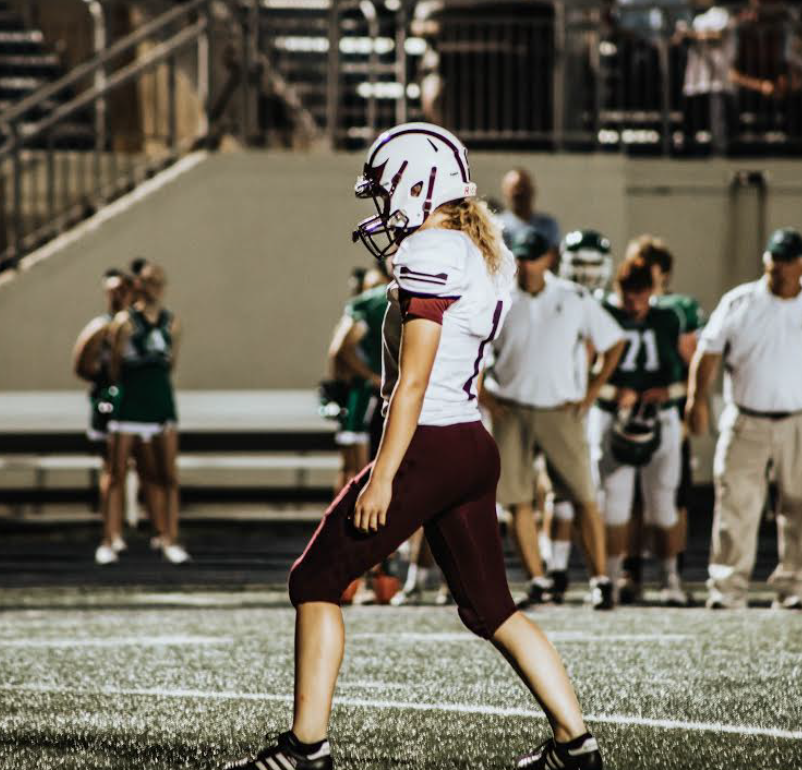 BearsOutreach's tweet photo. "Playing football helped prove to myself what I was capable of achieving, but more importantly allowed me to show younger girls that gender should never restrict their goals and dreams." - Caroline Hazen, K

@Moline_Football x @IHSA_IL 

#GirlsAndWomenInSportsDay https://t.co/FeUFJKncCP