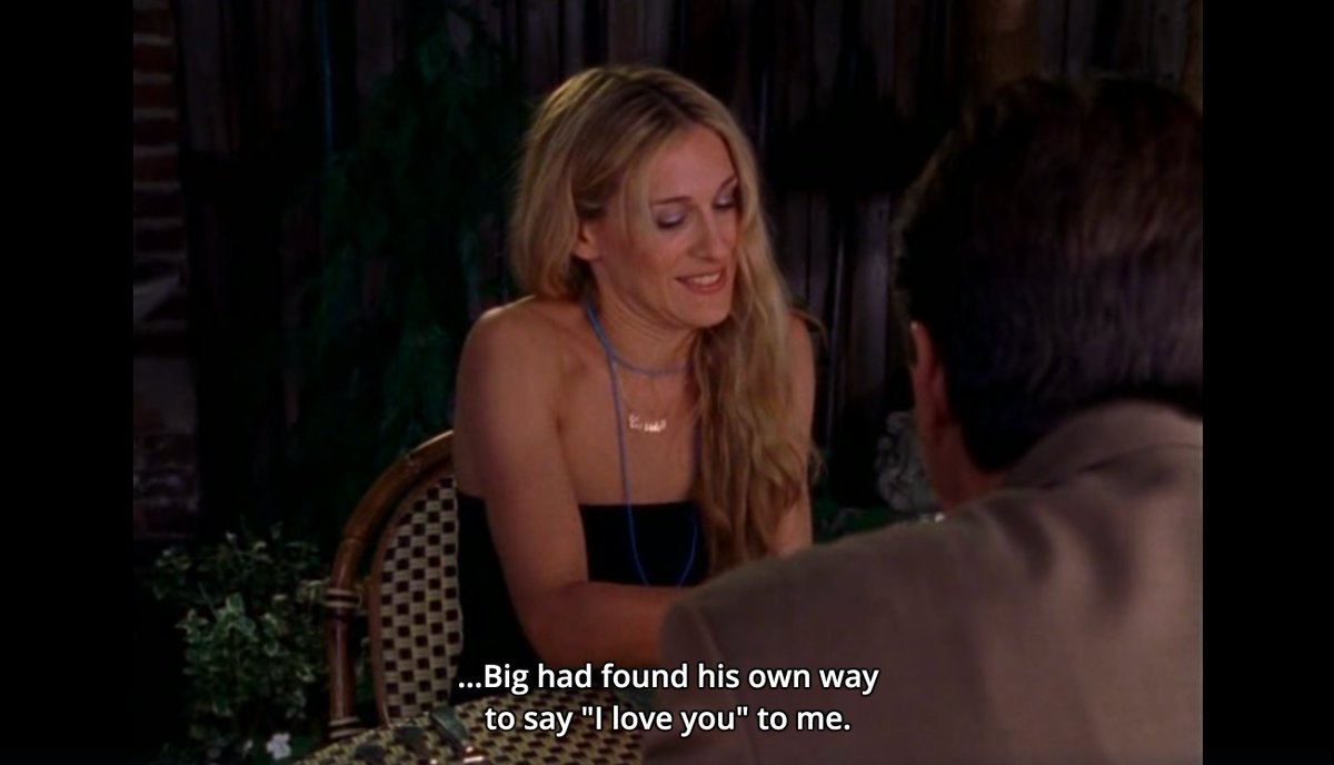 Meanwhile, Samantha’s big shot hotelier, Richard, pours Cristal and pops a bottle of Dom before a threesome or while aboard his private jet. And always-in-a-suit Big references a small Tuscan winery in S2.