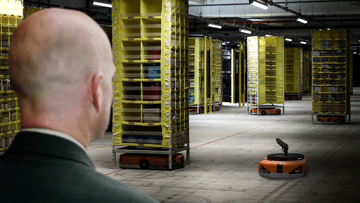 ‘Then You’ll Put Out A Nice Press Release Stepping Down As CEO,’ Whispers Rogue Fulfillment Bot Holding Bezos At Gunpoint bit.ly/3oEowGk