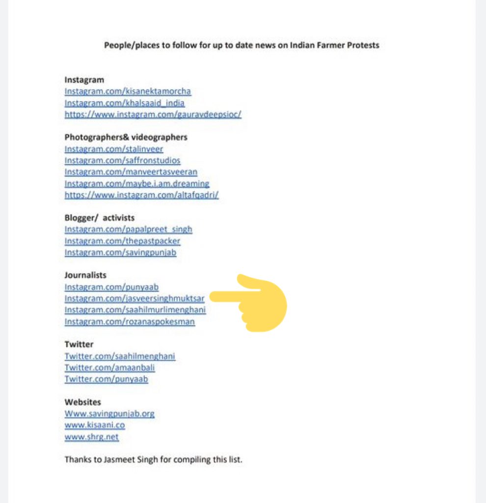 In the leaked doc a certain ‘Jasveer Singh Muktsar’ finds mention under the ‘must follow list’.Apparently he was asked to appear before the NIA last month. #IndiaAgainstPropaganda  #IndiaTogether