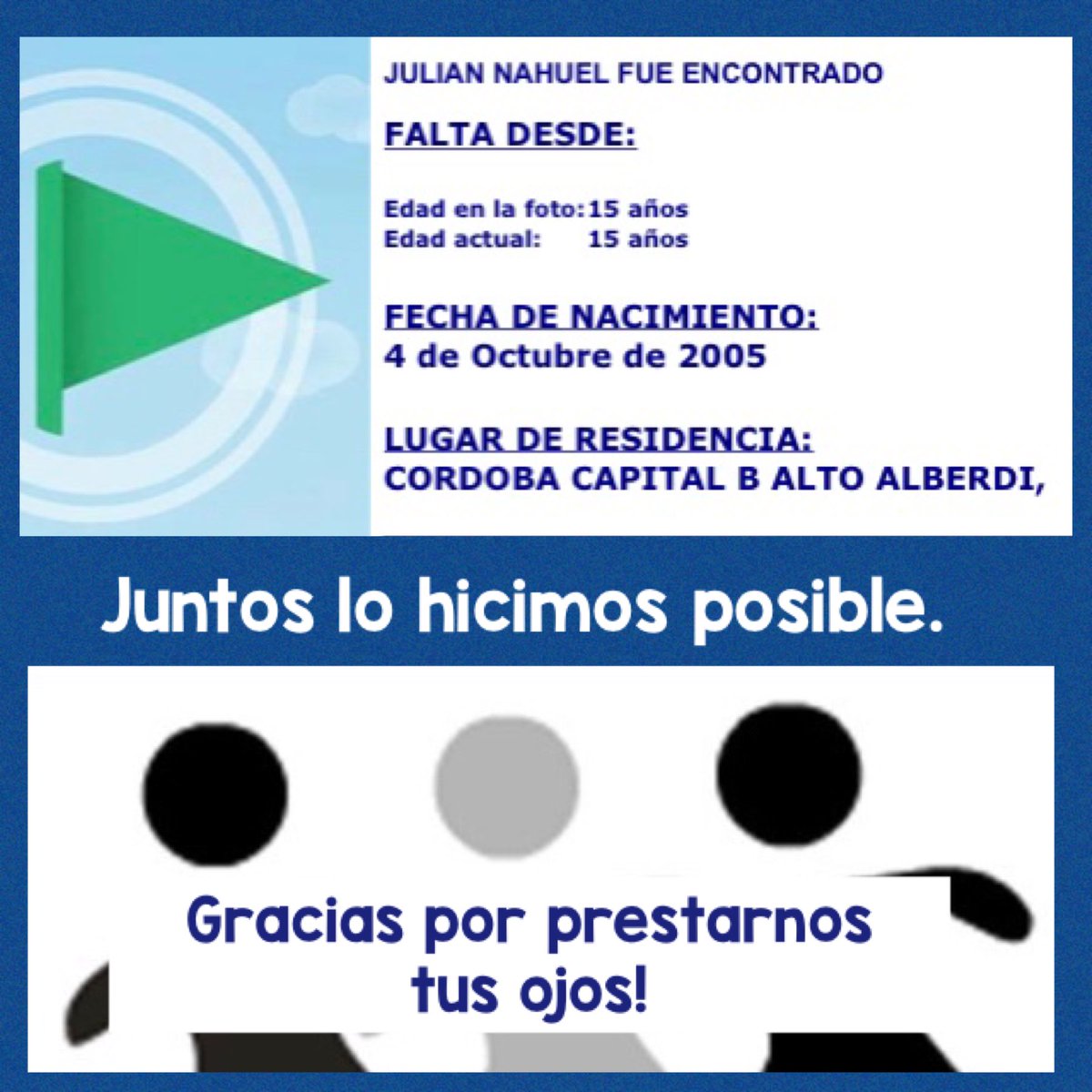 Missing Children Arg tweet media