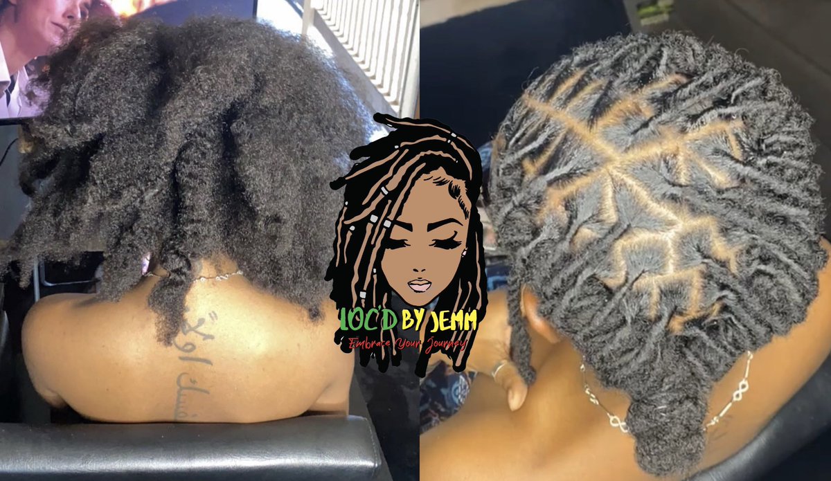 instant locs. 🔥

to book your appointment click the link ➡️ app.acuityscheduling.com/schedule.php?o…

IG: @ locdbyjemm
facebook: Loc’d By Jemm 

#retwistandstyle #instantlocs #locextensions #locdetox #locsatl #atlloctician #locdbyjemm #atlantaloctician #Atl #dreadlocks