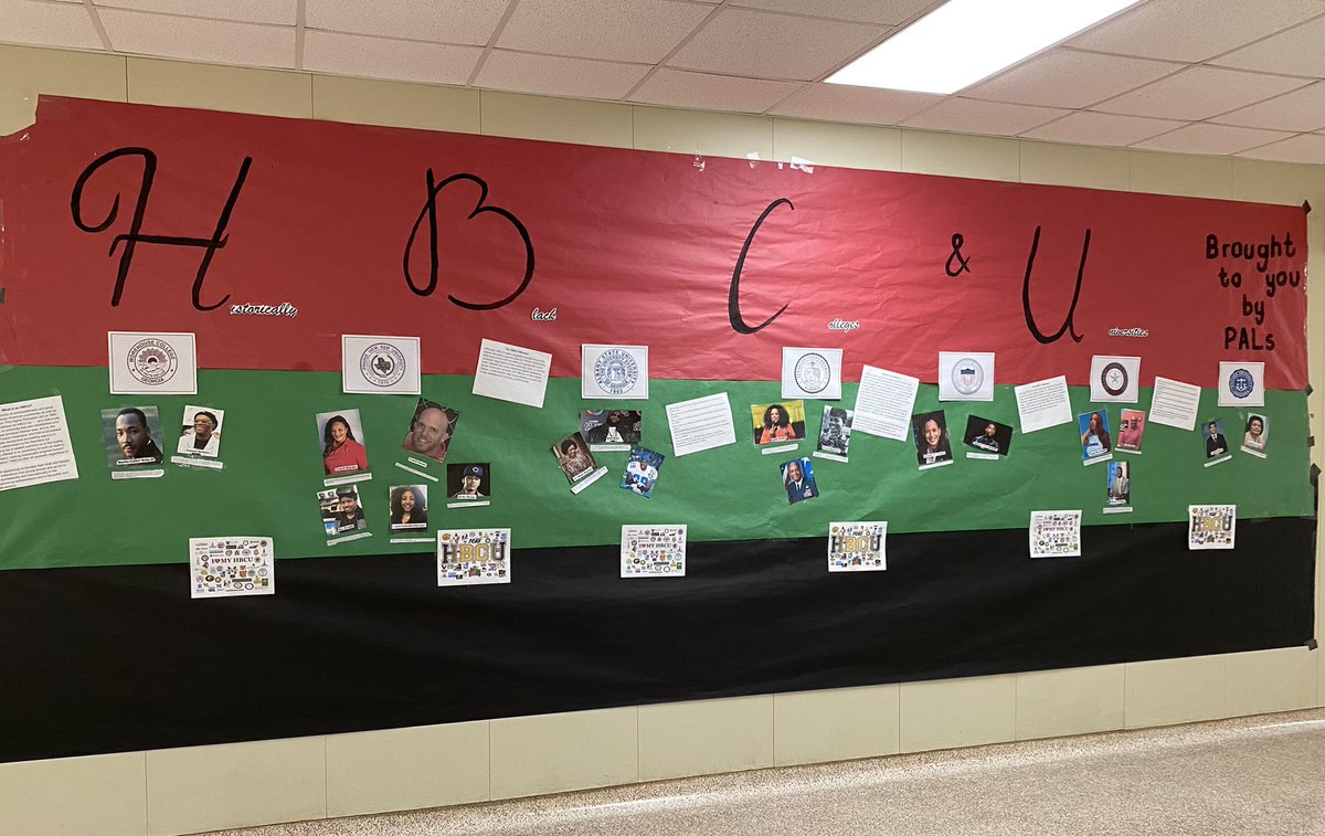 PALs are celebrating Black History Month with Celebrities who attended HBCUs (Historically Black Colleges and Universities)and our teachers as well.