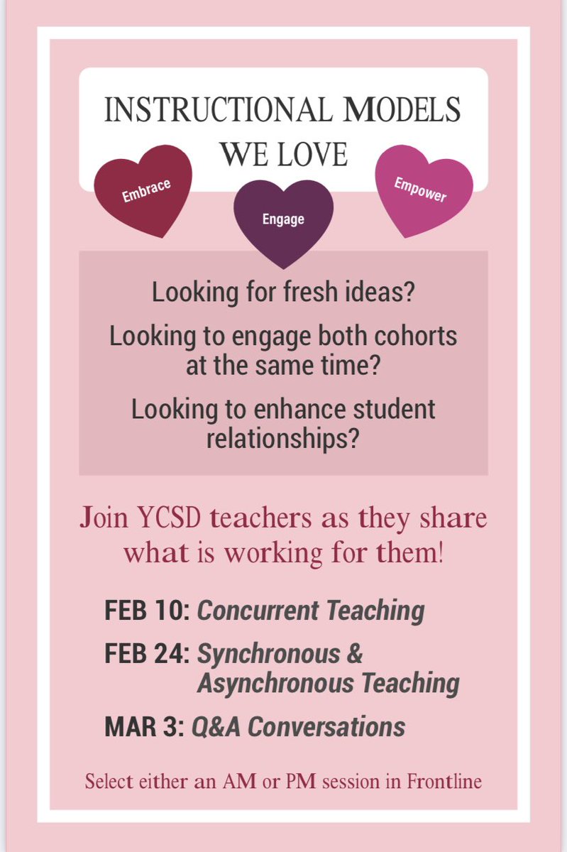 YCSD Innovates (@ycsdinnovates) on Twitter photo Check out these upcoming <a href="/YCSD/">York County School Division</a> Elementary Teacher Panels! #engageYCSD <a href="/kecagle/">Karen Cagle</a> <a href="/christinahead1/">Christina Head</a> @dreitzycsd Check out these upcoming <a href="/YCSD/">York County School Division</a> Elementary Teacher Panels! #engageYCSD <a href="/kecagle/">Karen Cagle</a> <a href="/christinahead1/">Christina Head</a> @dreitzycsd