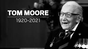 👏👏👏 Captain Sir Tom Moore

Thank you for all that you did, you were a hero and an inspiration! You will be missed but very much remembered, cherished and most of all celebrated by this country for years to come #SirCaptainTomMoore