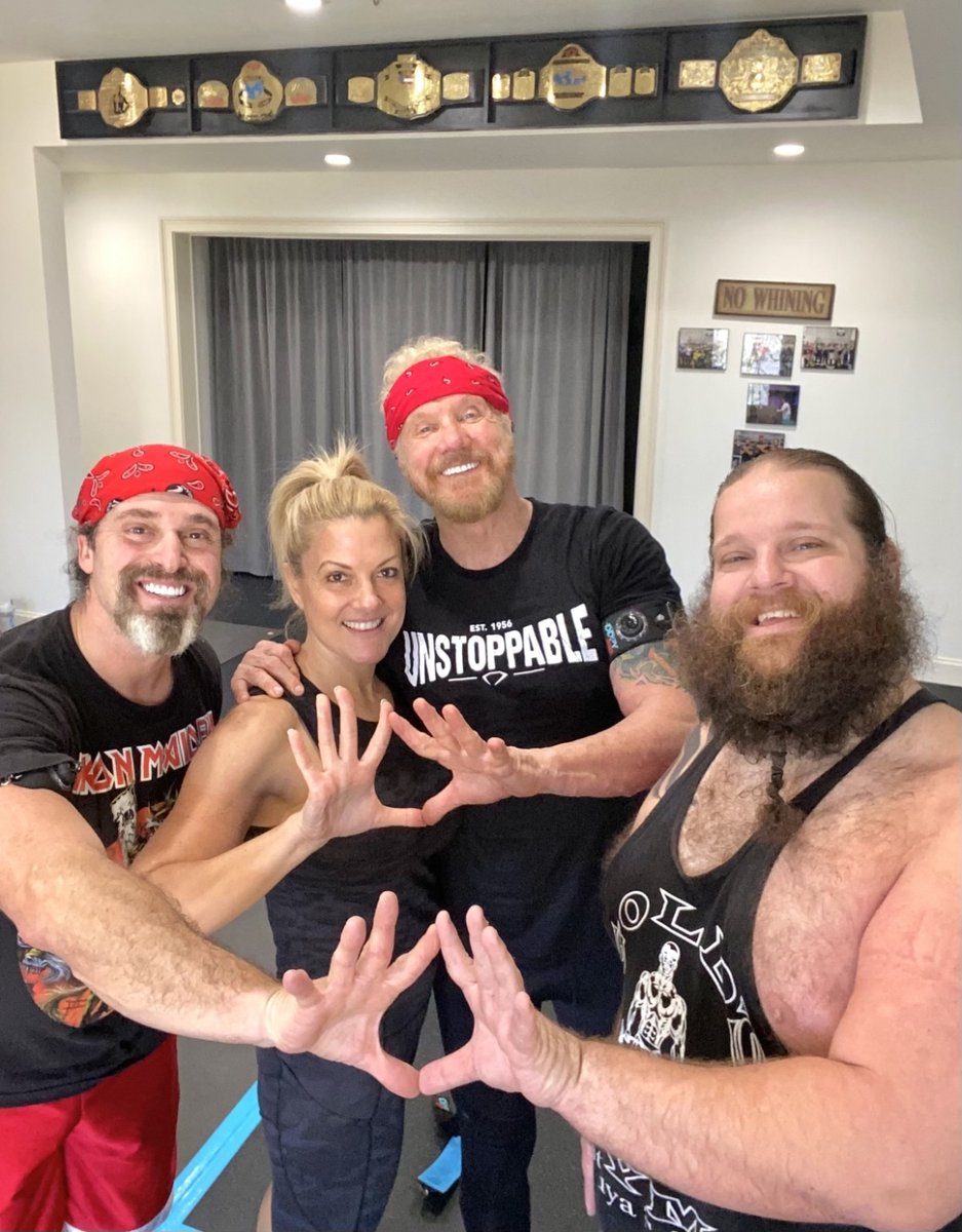 Diamond Dallas Page on X: Working out with Yoga Doc