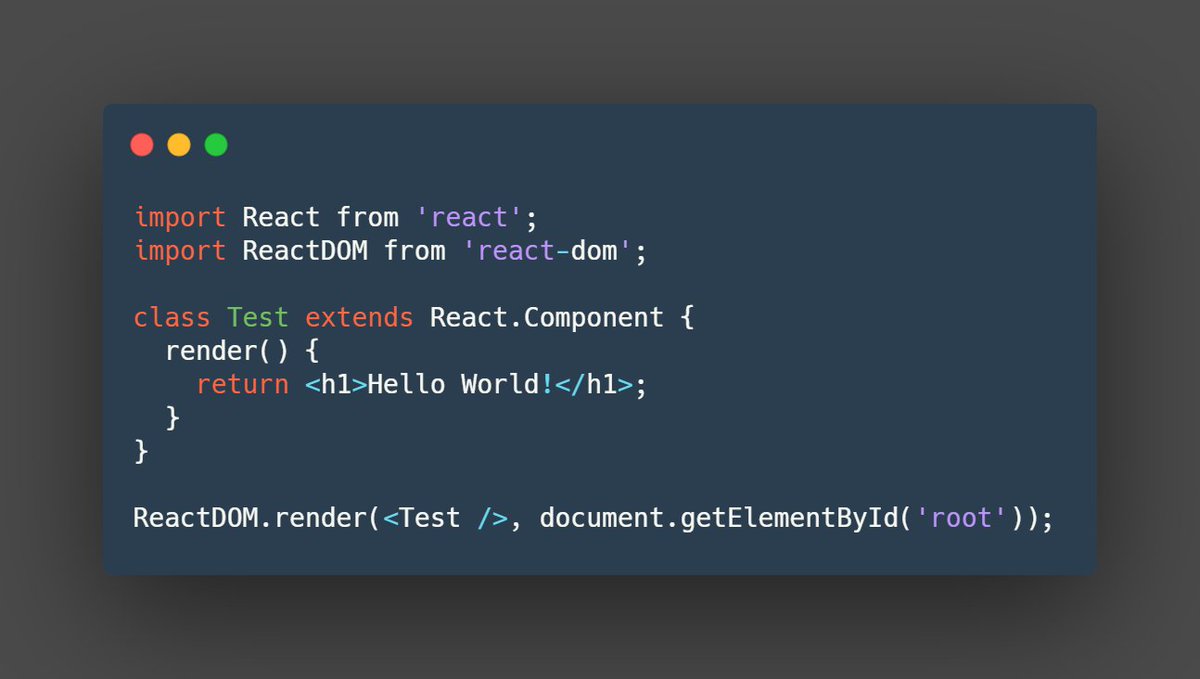 I created my first <a href="/reactjs/">React</a> project today. Okay, let's Reacting! 🥳