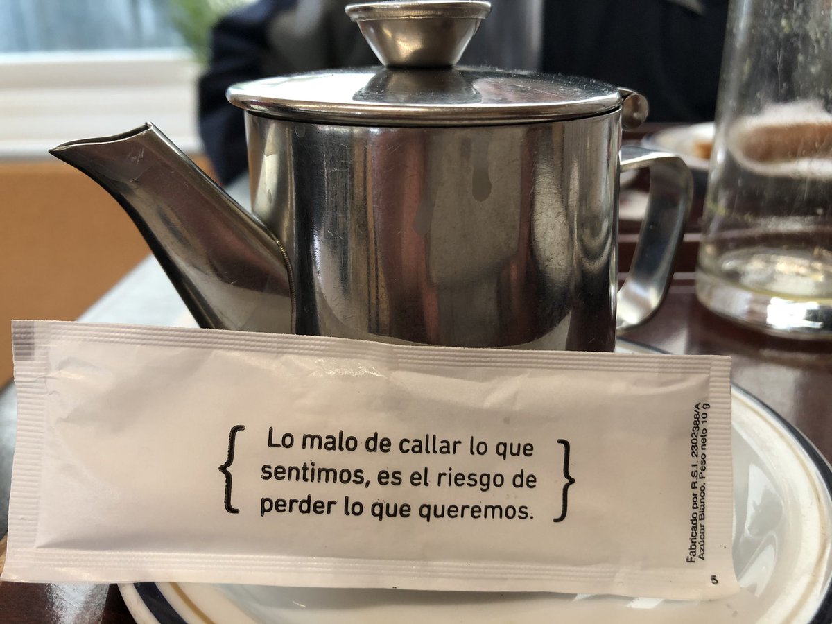 Frases que ves de cuando en cuando y te llenan...
Desayunos con encanto ❤️