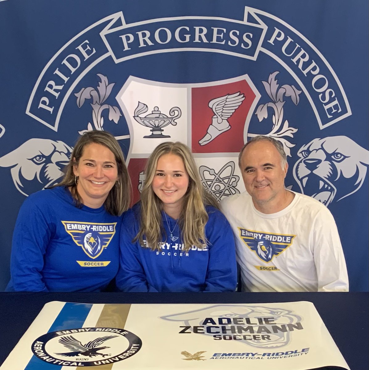 perry_pumas's tweet photo. Congrats to Adelie Zechmann on her commitment to Embry-Riddle Aeronautical University for Soccer 
@adeliezechmann https://t.co/ZWZofAh1Xd