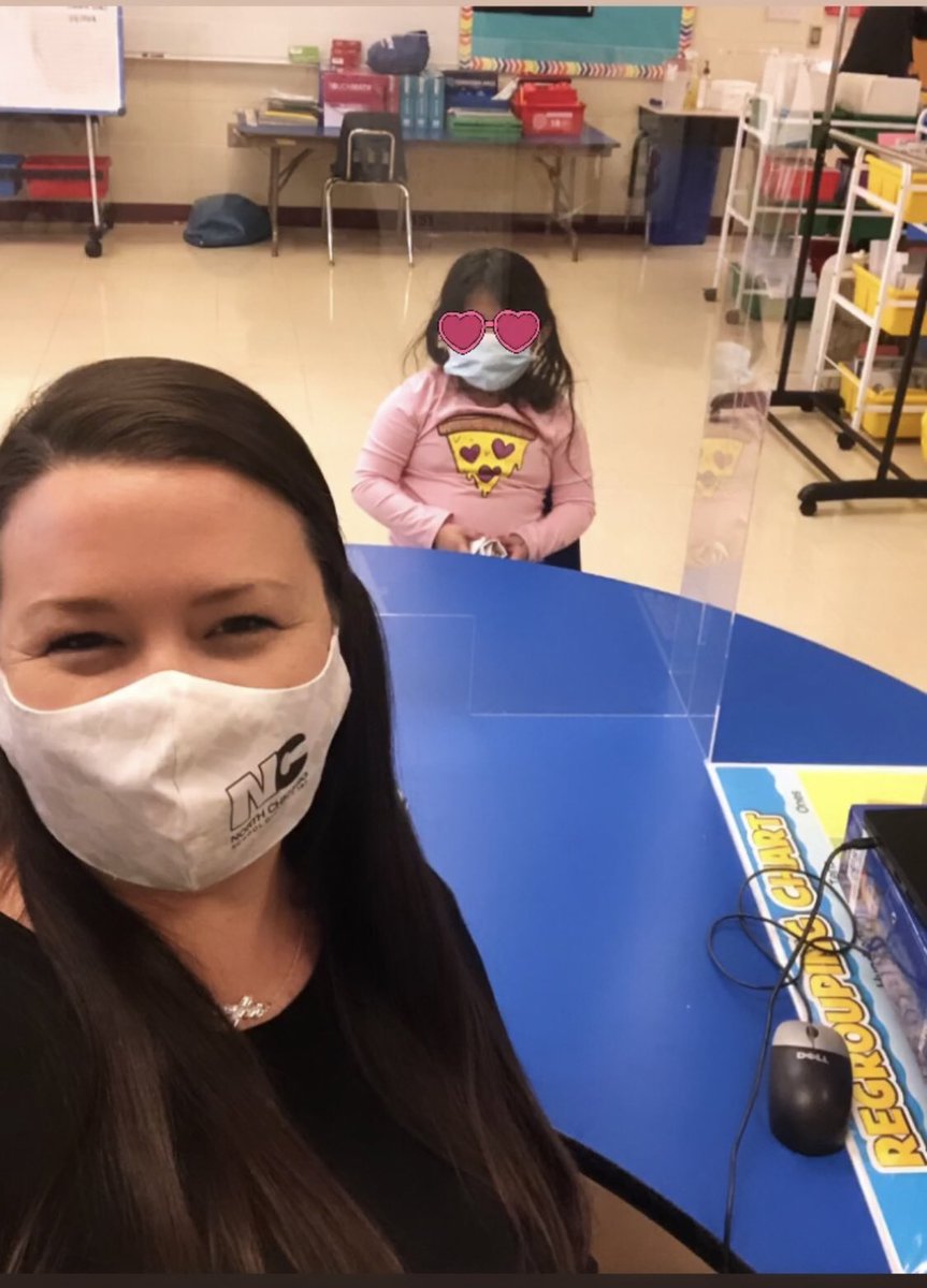 MrsWestphal187's tweet photo. My first face-to-face student since March! My teacher heart is so happy! 🥰👩‍🏫✏️ https://t.co/peG3lCyX4T