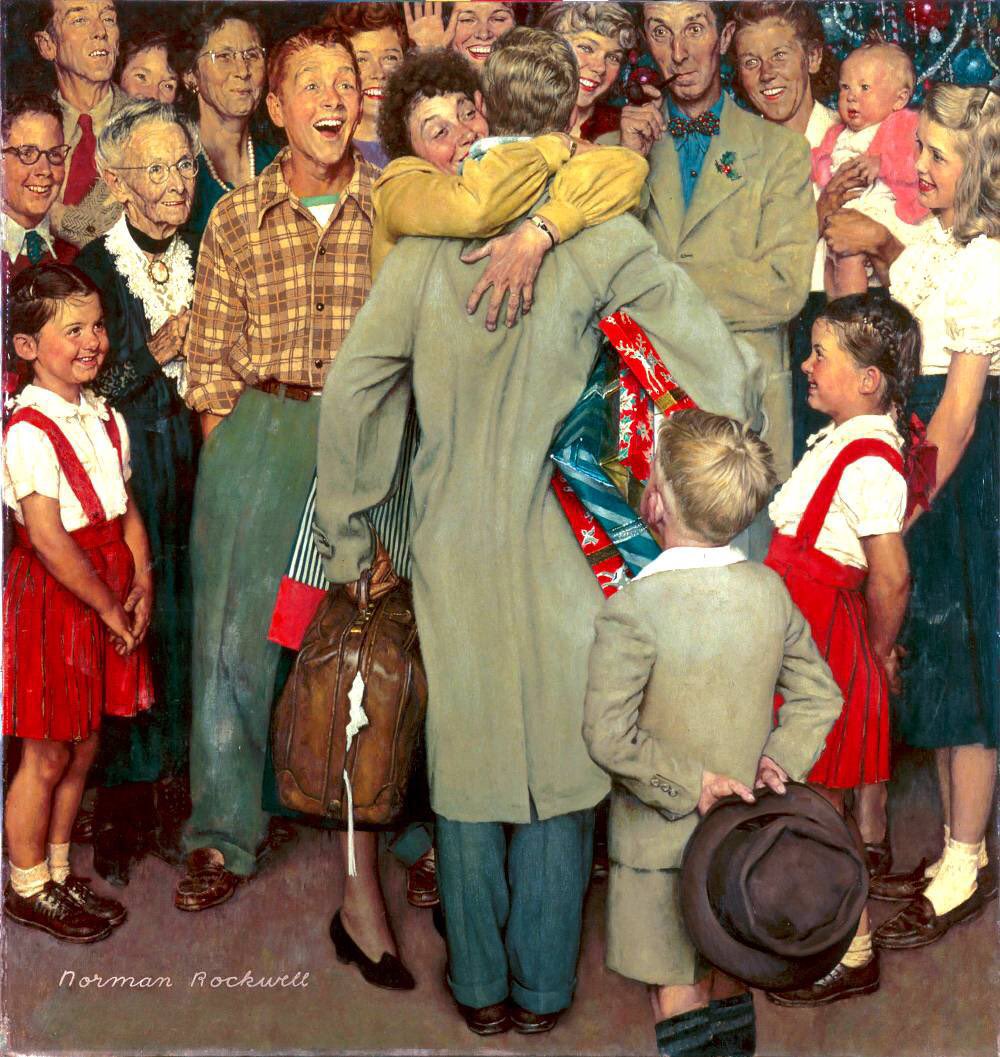 Thread: Norman Rockwell (1894-1978) was born on this day. He was one of America’s greatest & most popular artists. His importance as a modern artist is only now being recognised by the art establishment. His brilliance was in depicting authentic emotion