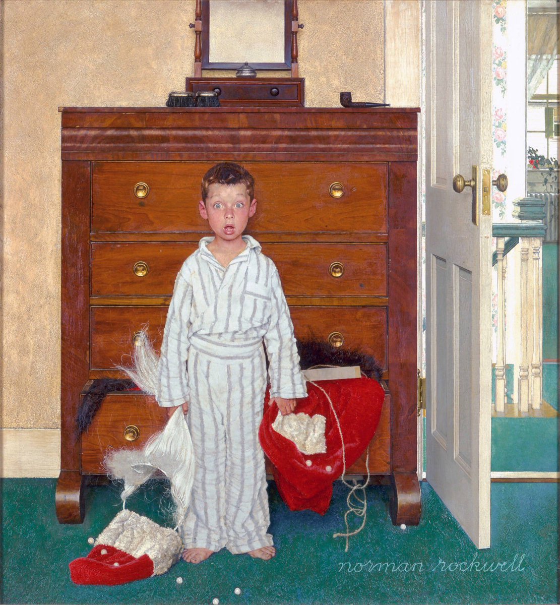 Thread: Norman Rockwell (1894-1978) was born on this day. He was one of America’s greatest & most popular artists. His importance as a modern artist is only now being recognised by the art establishment. His brilliance was in depicting authentic emotion