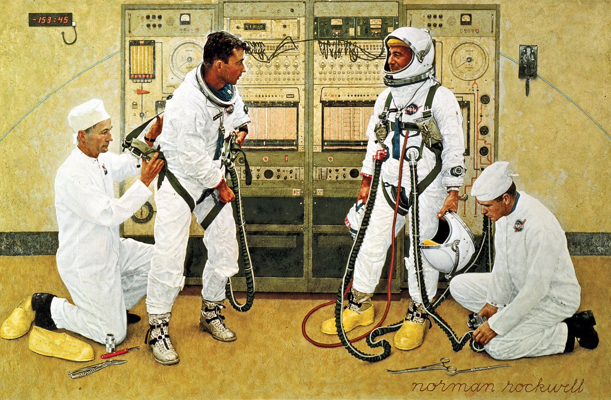 He moved to Look Magazine where he had greater freedom of expression & used it (The SEP only allowed African-Americans be depicted in subservient roles). Astronauts (1965), Murder in Mississippi (1965), New Kids in the Neighbourhood (1967) & the Right to Know (1968)