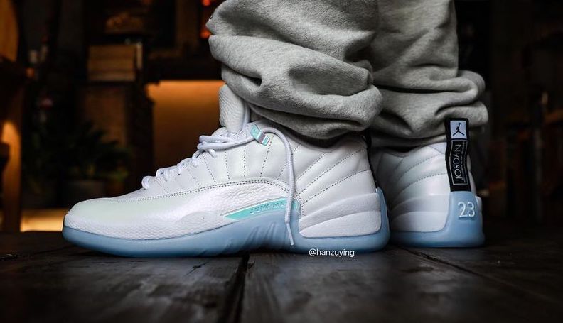 jordan 12 low on feet