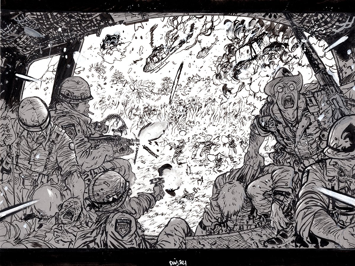 Teddy Roosevelt in Nam commission! This was a fun one. 
