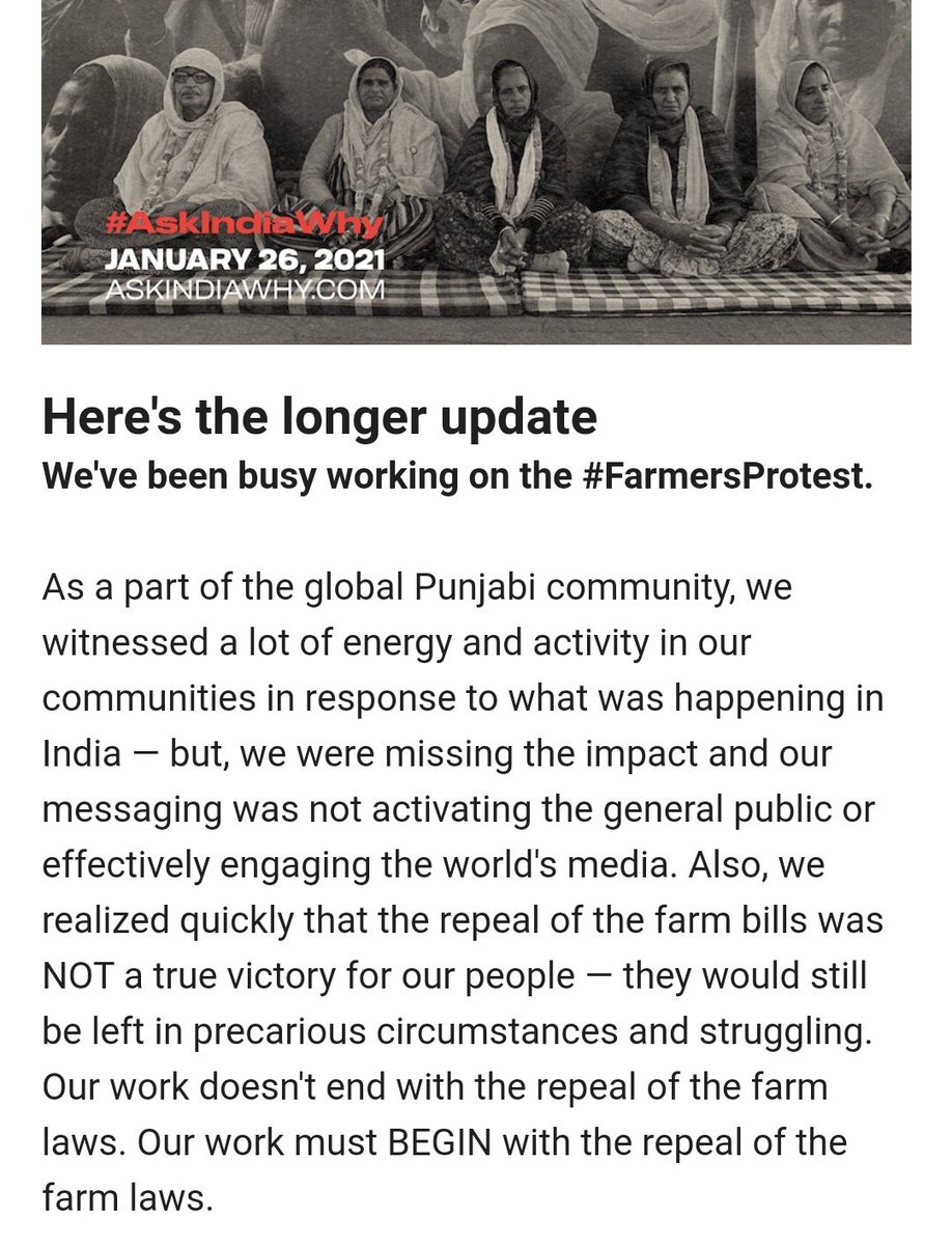 Their work doesn't end with repealing of the farm laws. It's just a beginning. (5/n)