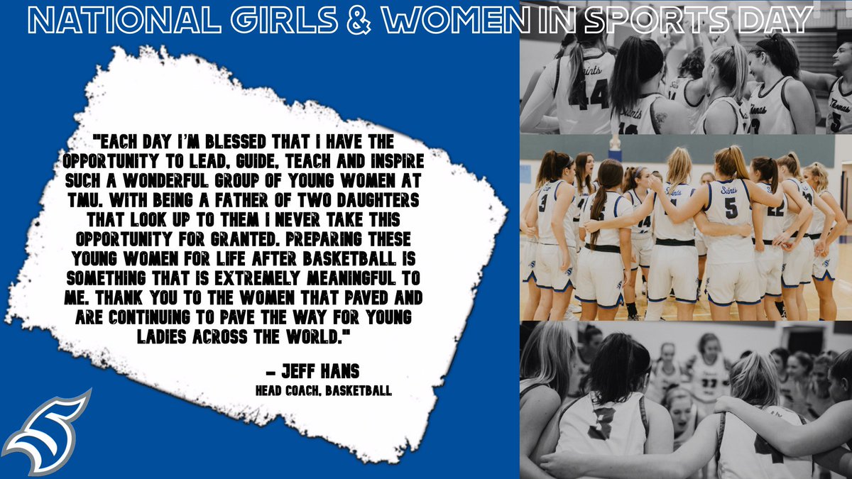 TMWBasketball's tweet photo. She believed she could, so she did ‼️ 

On National Girls &amp; Women In Sports Day, we celebrate every female athlete making a name for herself and the ones that paved the way for us to do so! 🔵⚪️ 

 #NGWSD https://t.co/8Idmgu9IRV