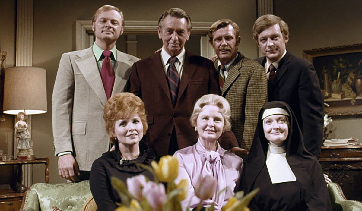 Tom & Alice and ALL of their children (early 70s)  #DAYS (back: Mickey, Tom, Tommy, Billfront: Addie, Alice, Marie)