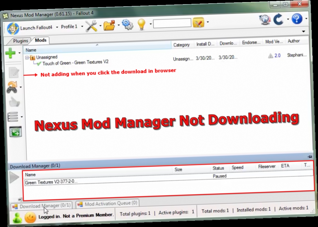 nexus mod manager will not update nexus mod manager will not update