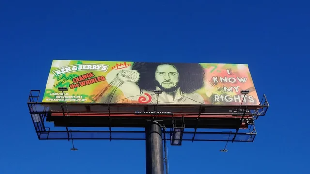 Ben &amp; Jerry's unveils mural, billboard honoring Kaepernick in Tampa ahead of Super Bowl hill.cm/hPtnX1H