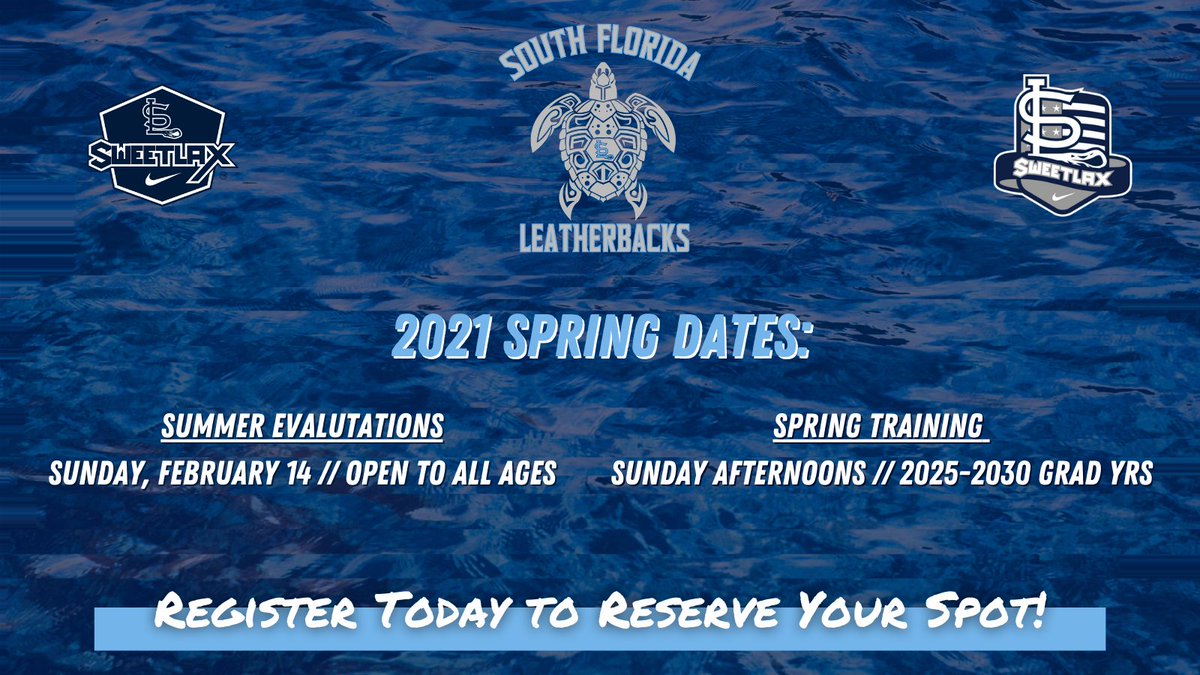 Guess who's back?! The <a href="/SF_Leatherbacks/">South Florida Leatherbacks</a> spring &amp; summer programming has been finalized and we're ready to get to work! Visit the link in our bio to register for both of these amazing opportunities in South Florida! <a href="/Sweetlax_Fla/">Sweetlax Florida</a>
