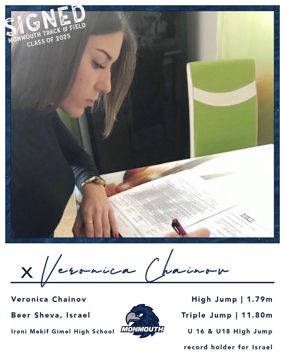 monmouthtfxc's tweet image. Welcome to the program, Veronica Chainov!!! 

#FlyHawks