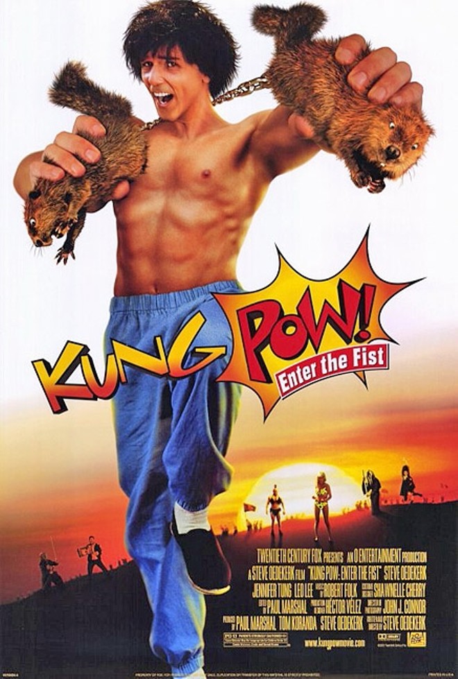 Kung Pow! Enter the Fist (2002) is a martial arts parody following "the Chosen One" as he attempts to escape an army of mysterious assassins. A truly timeless classic.