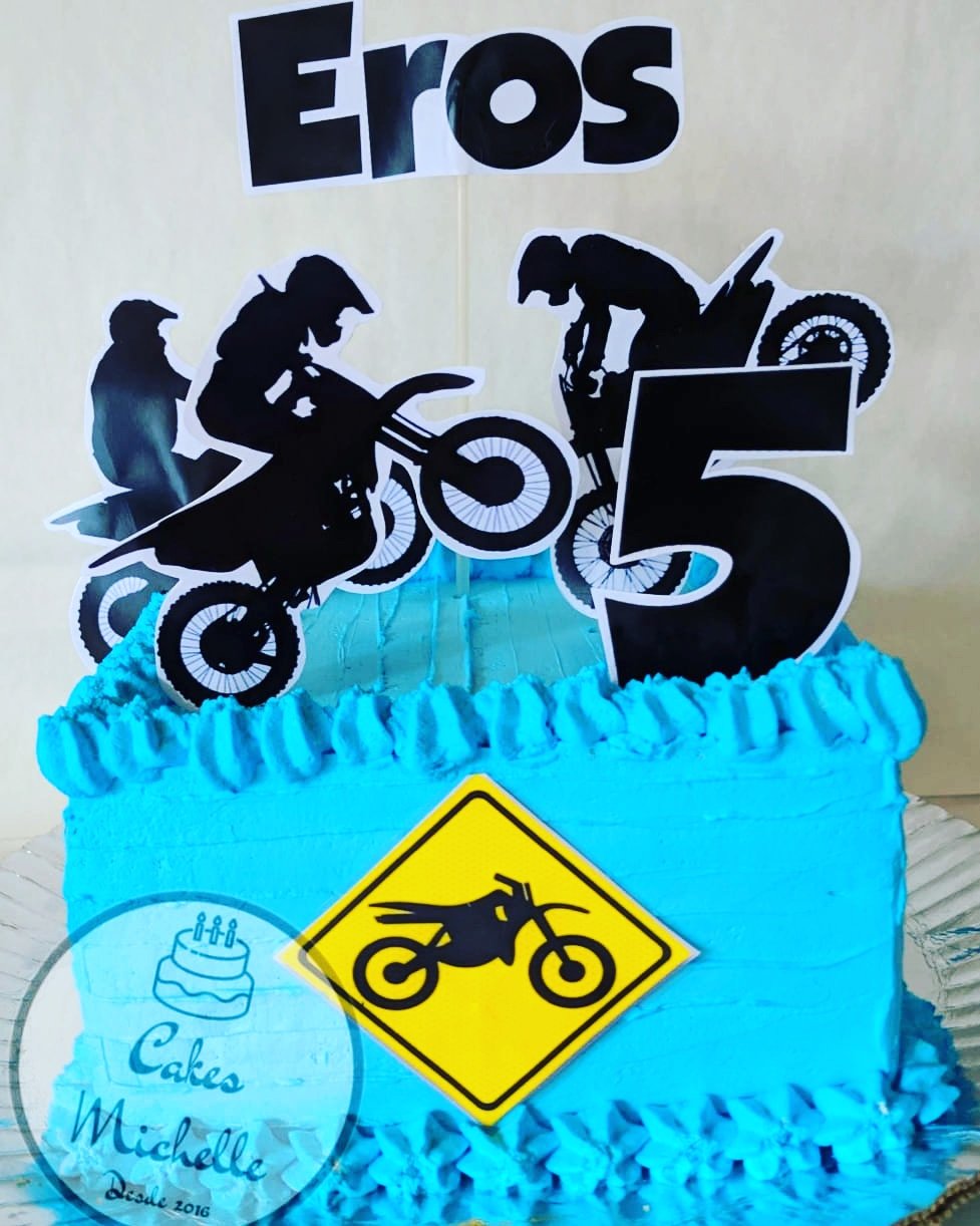 bolo de motocross masculino