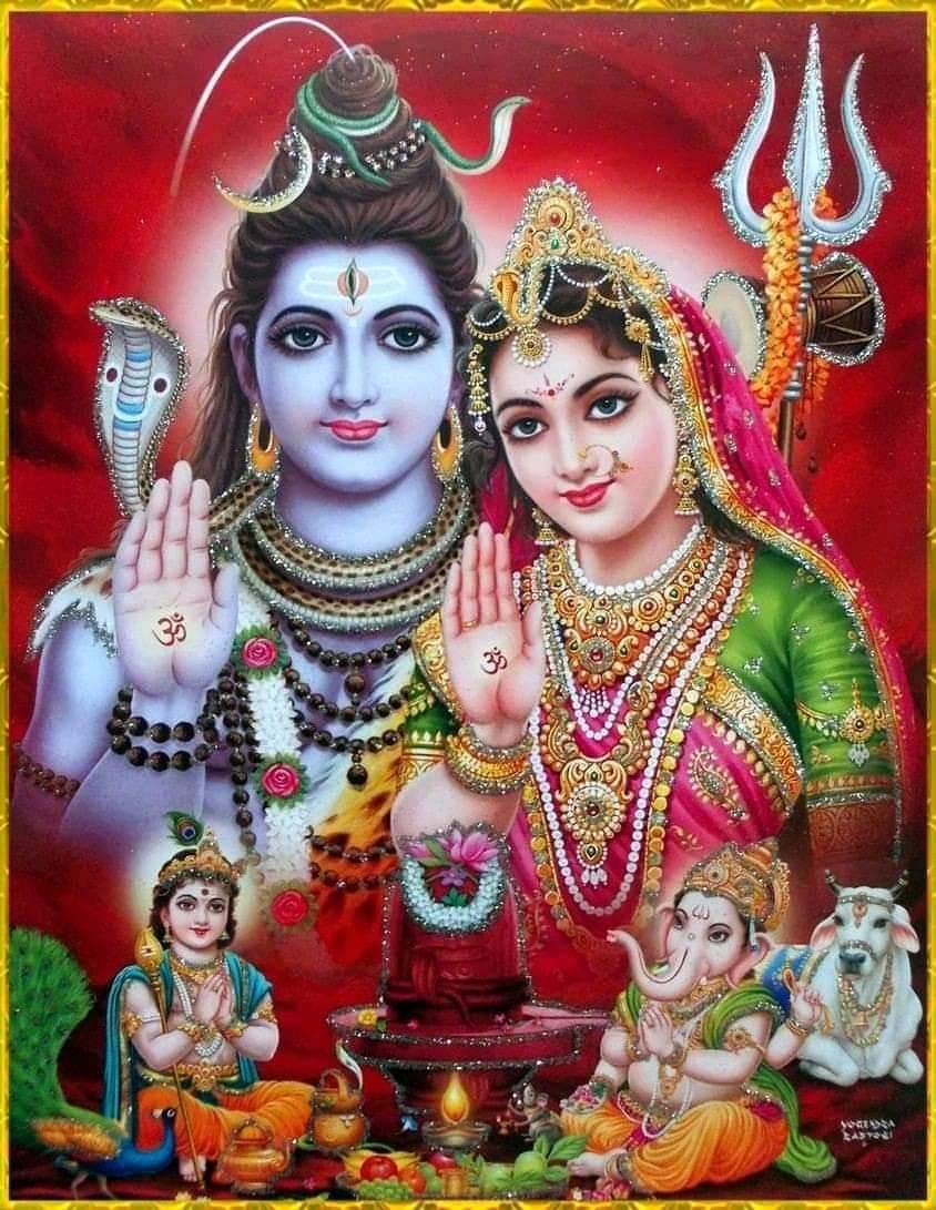 дети шивы. парвати. дети шивы. шива парвати и ганеша. махадев и парвати.