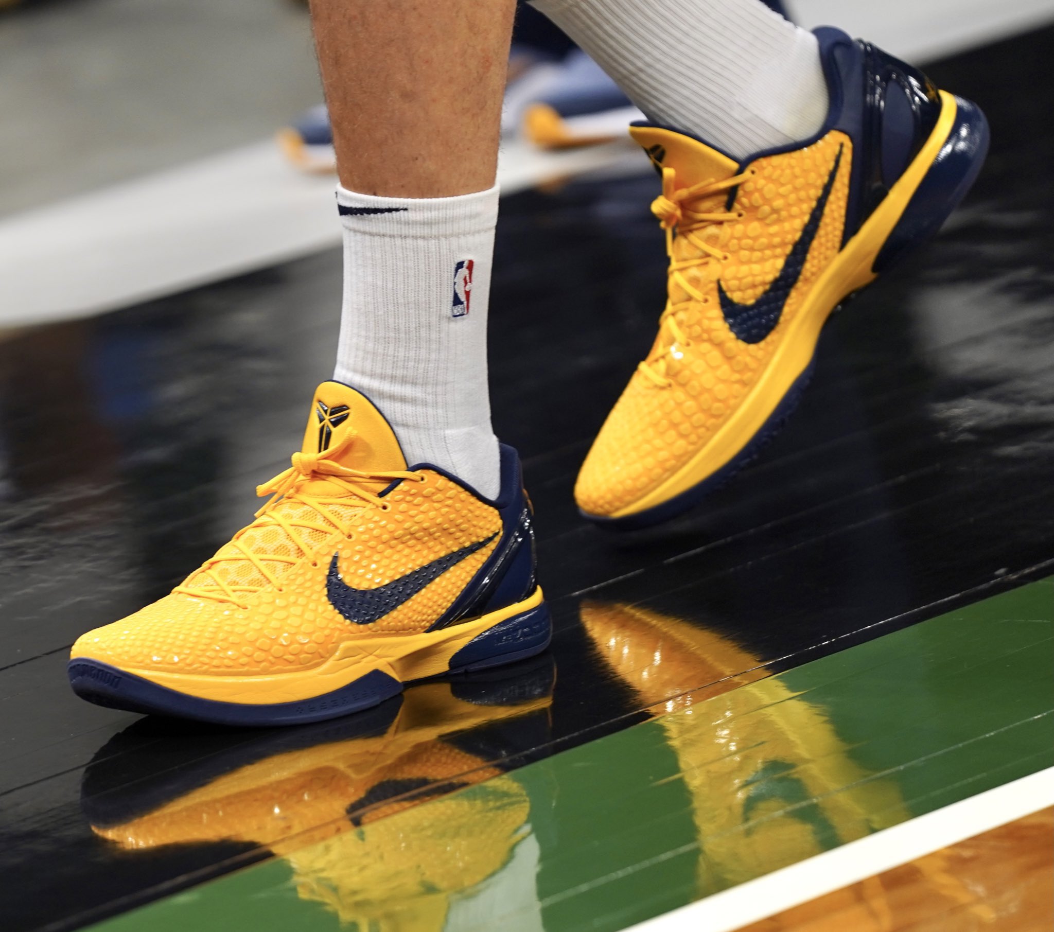 Nice Kicks on X Domantas Sabonis debuted his new Nike Kobe 6 PE tonight. KicksOnCourt https t 35nlorSqwT X
