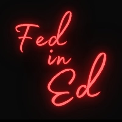 FedInEd's tweet image. #NewProfilePic